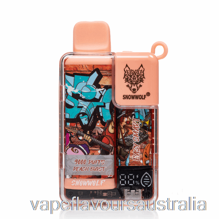 Vape Australia Snowwolf Easy Smart EA9000 Disposable Peach Burst